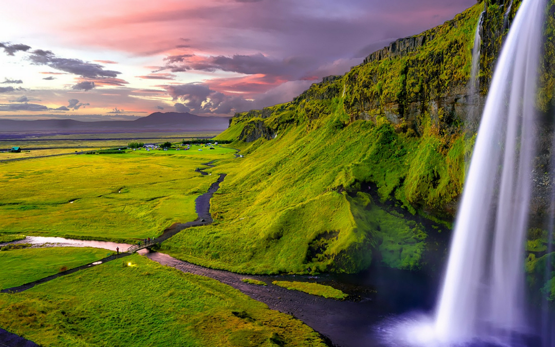 Seljalandsfoss Waterfall in Iceland