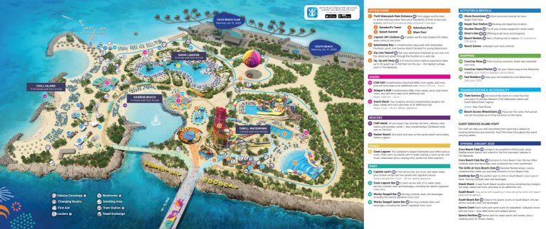 Perfect Day at CoCo Cay Maps - Embrace The Magic Travel